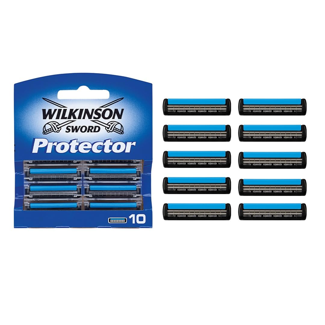 Wilkinson Sword Protector 133 Razor Blade Refill Cartridges, Pack of 10
