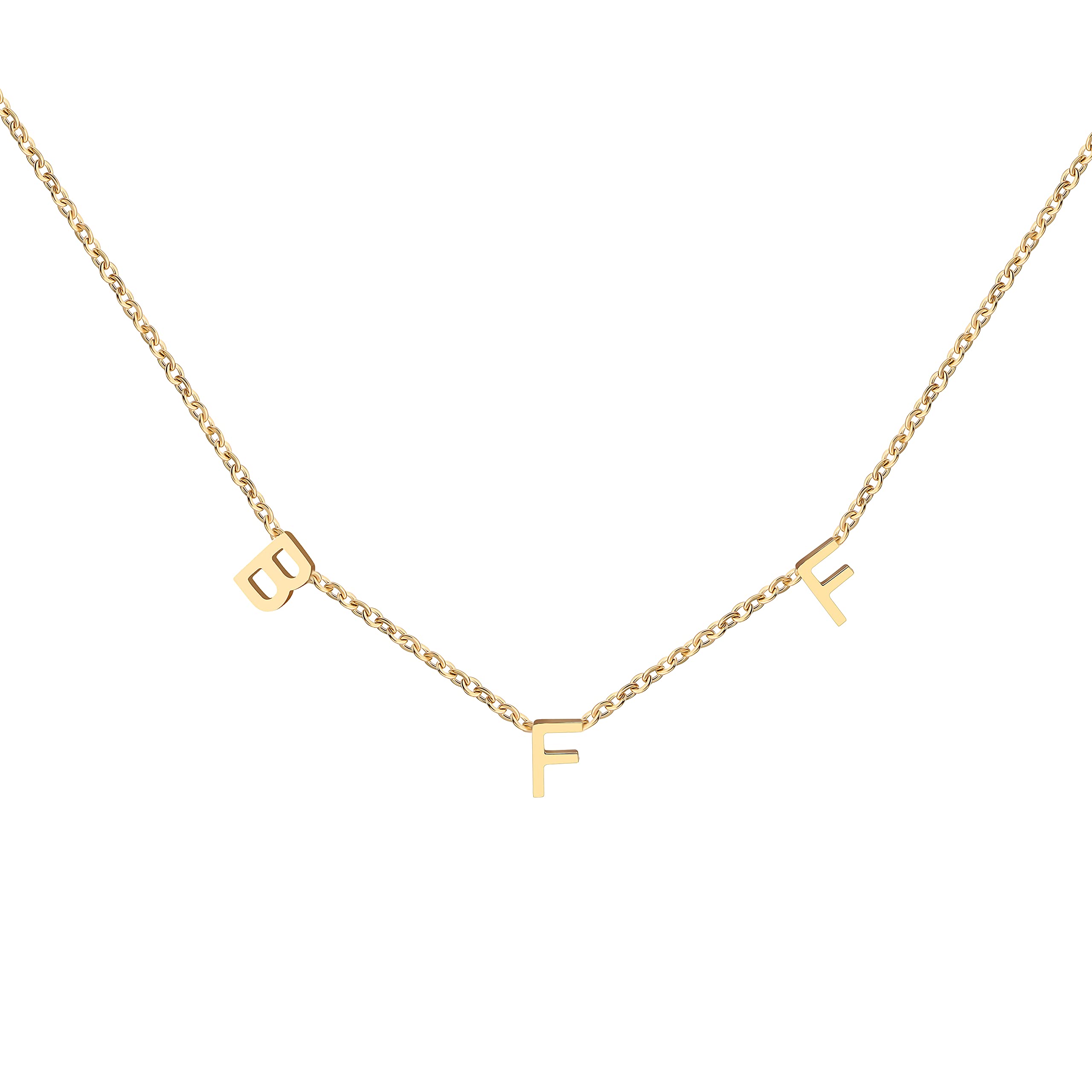 Memgift BFF Necklace Best Friend Forever Gift for