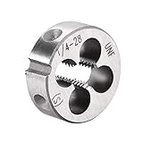 uxcell 1/4-28 UNF Round Die, Machine Thread Right