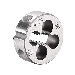 uxcell 1/4-28 UNF Round Die, Machine Thread Right