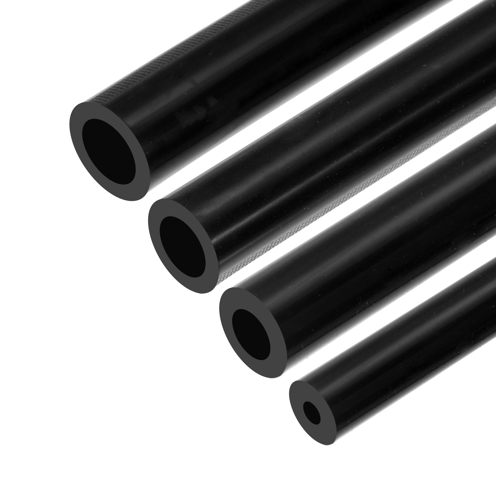 uxcell Vacuum Silicone Tubing Hose 3mm 8mm 10mm 12mm ID 3mm Wall Thick 1.5m Black High Temperature for Engine