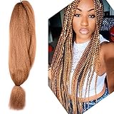 48 inch Braiding Hair kanekalon Crochet Braids Synthetic Hair Extensions x-pression Jumbo Braid Hair 57G (48 inch, #27)