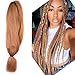48 inch Braiding Hair kanekalon Crochet Braids Synthetic Hair Extensions x-pression Jumbo Braid Hair 57G (48 inch, #27)