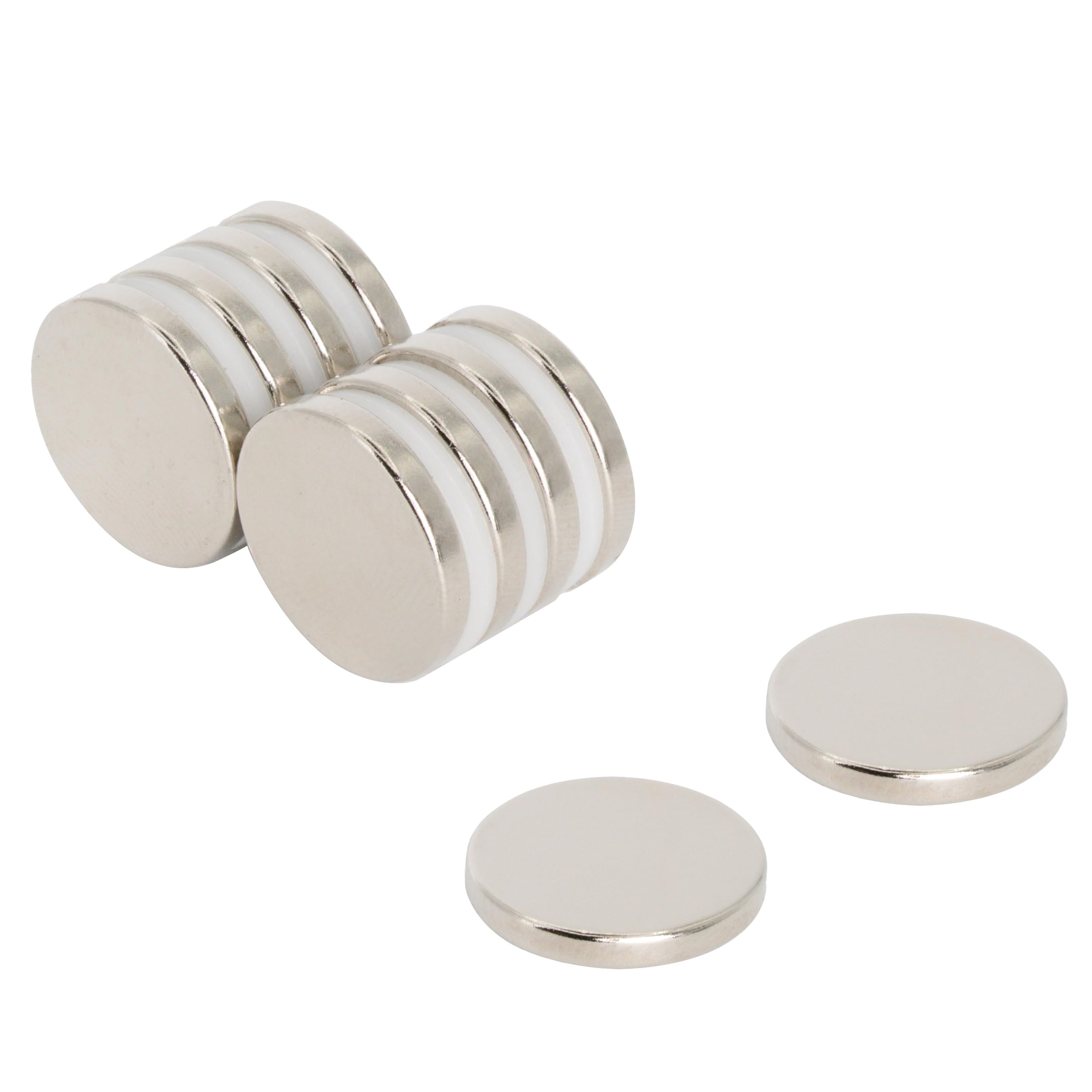 N42 Neodymium Magnet for Arts, Crafts, Model Making, DIY, Hobbies, Office and Home - 14mm dia x 2mm thick - 1.7kg Pull - Pack of 10