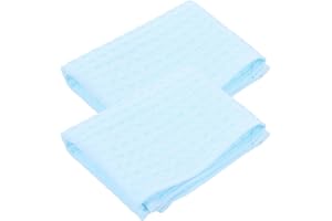 GALPADA 2pcs Cotton Washcloths Soft Thick Muslin Face Towels for Makeup Remover Towels in Sky Blue