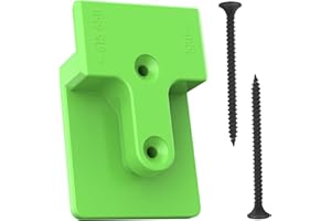 BERPSE Blower Wall Mount/Mounting Bracket for EGO 530CFM 615/650CFM Leaf Blower, Suitable for Two Different Types of Blowers, Does Not Fit 765 CFM Vane Blower Models, W/Screws, Green