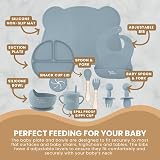 Yum Yum's Baby Weaning Set 10 Pieces Suction Plate Bowl Bib Cup Cutlery view 6
