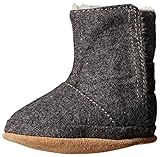 Robeez Morgan Bootie Crib Shoe (Infant), Grey, 6-12 Months M US Infant