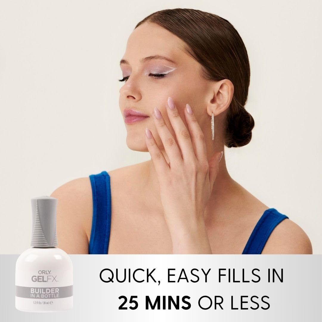 Orly Builder In A Bottle Soak-Off Sculpting Gel For Quick Nail Extension, Repair And Strengthening | Long-Lasting Builder Gel With Brush-On Application |Salon-Quality Nails At Home (Clear) - Image 3