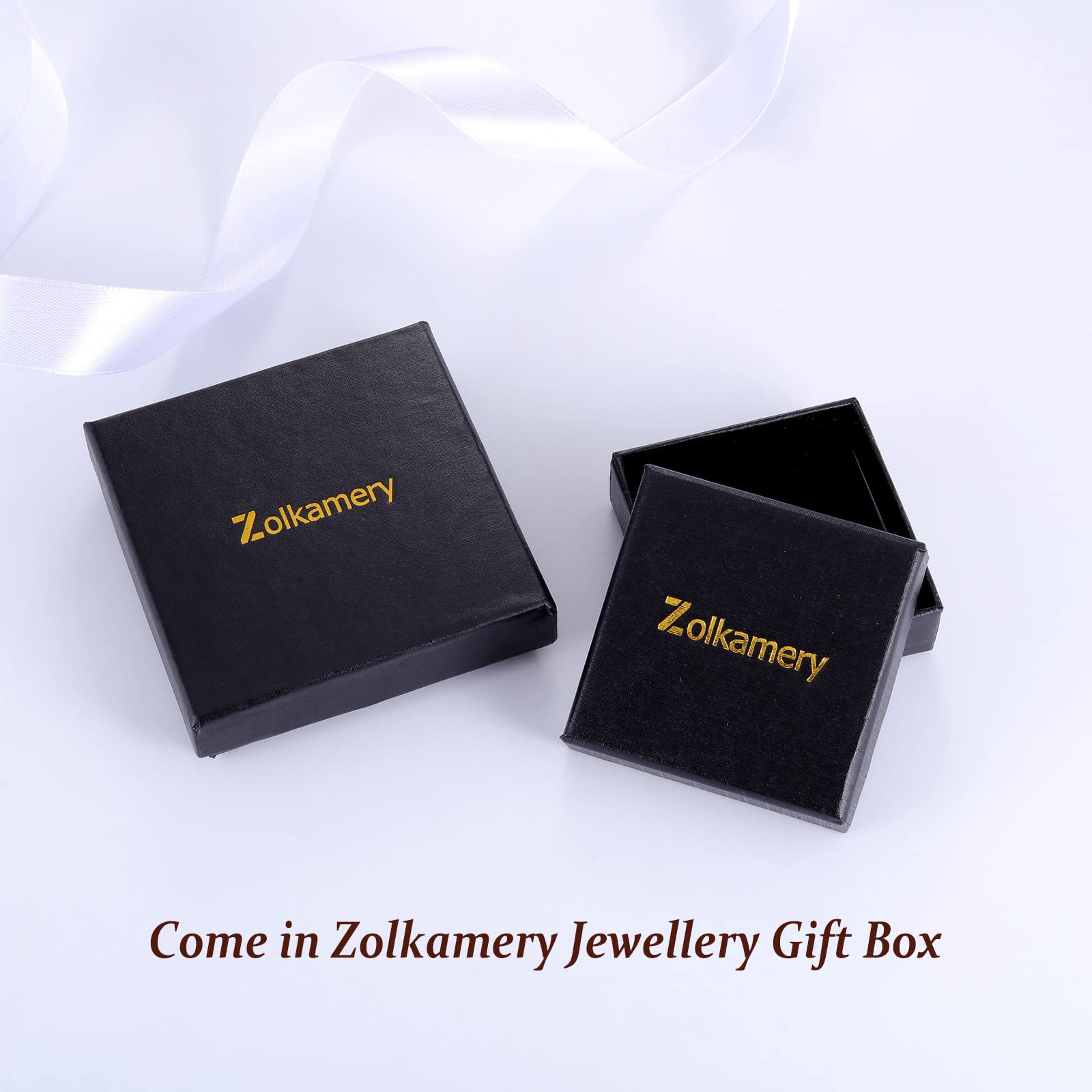 Zolkamery Silver Jewellery Set for Women, 925 Sterling Silver Women's Jewellery Sets with White Zirconia, Fashion Twist Pendant Necklace & Hook Dangle Earrings Set, Gift for Wife on Valentine’s Day