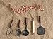 Set of 5 Kitchen Utensil Ornaments