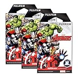 Fujifilm Instax Mini Marvel Avengers 30 Film for Fuji 7s 8 25 50s 90 300 Instant Camera, Share SP-1