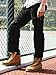 OCHENTA Men's Cotton Washed Multi Pockets Military Cargo Pant #3380 Black 34