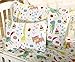 Mellanni Toddler 3 Piece Set Animal-Print - Includes Fitted Sheet, 2 Pillowcases Standard and Toddler - Fits Baby Crib Too - Super Soft HIGHEST QUALITY Kids Bedding (3 Piece Todler Set, Animal Print)