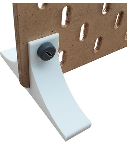 QIDITONG 2pcs Pegboard Brackets Table Pegboard Display Pegboard Table Top Stand Pegboard Desk Stand Pegboard Accessories For Office