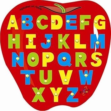 Kinder Creative-KCL-16-Alphabet on Apple(Multicolour)