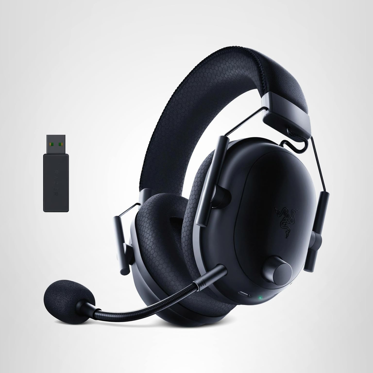 Razer BlackShark V2 Pro Wireless Gaming Headset: Super Wideband Mic - Pro Tuned FPS Profiles - 50mm Drivers - Plush Noise Isolating Earcups - 70 Hr Battery - Bluetooth - for PC, PS5, Switch 2 - Black