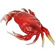 Lifelike Artificial Crab, 13 x 9 inch Large Simulated Plastic Crab Model for Home Decor, Restaurant Display, Stage Drama & Photography Prop