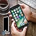 iPhone 8 7 Screen Protector, Maxboost [2-Pack] Tempered Glass Privacy Screen Protector for iPhone 8, iPhone 7 2016 2017 Anti-Spy/Scratch/Fingerprint Fit Most Case 99% Touch Accurate - Privacy Black