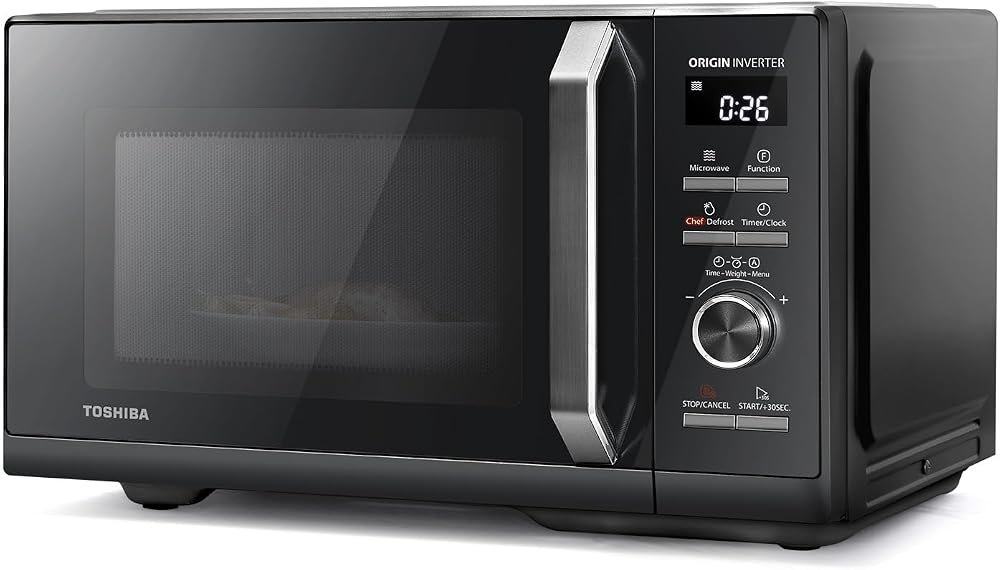 Toshiba 25L 3-in-1 Microwave Oven with Grill Origin Inverter Black