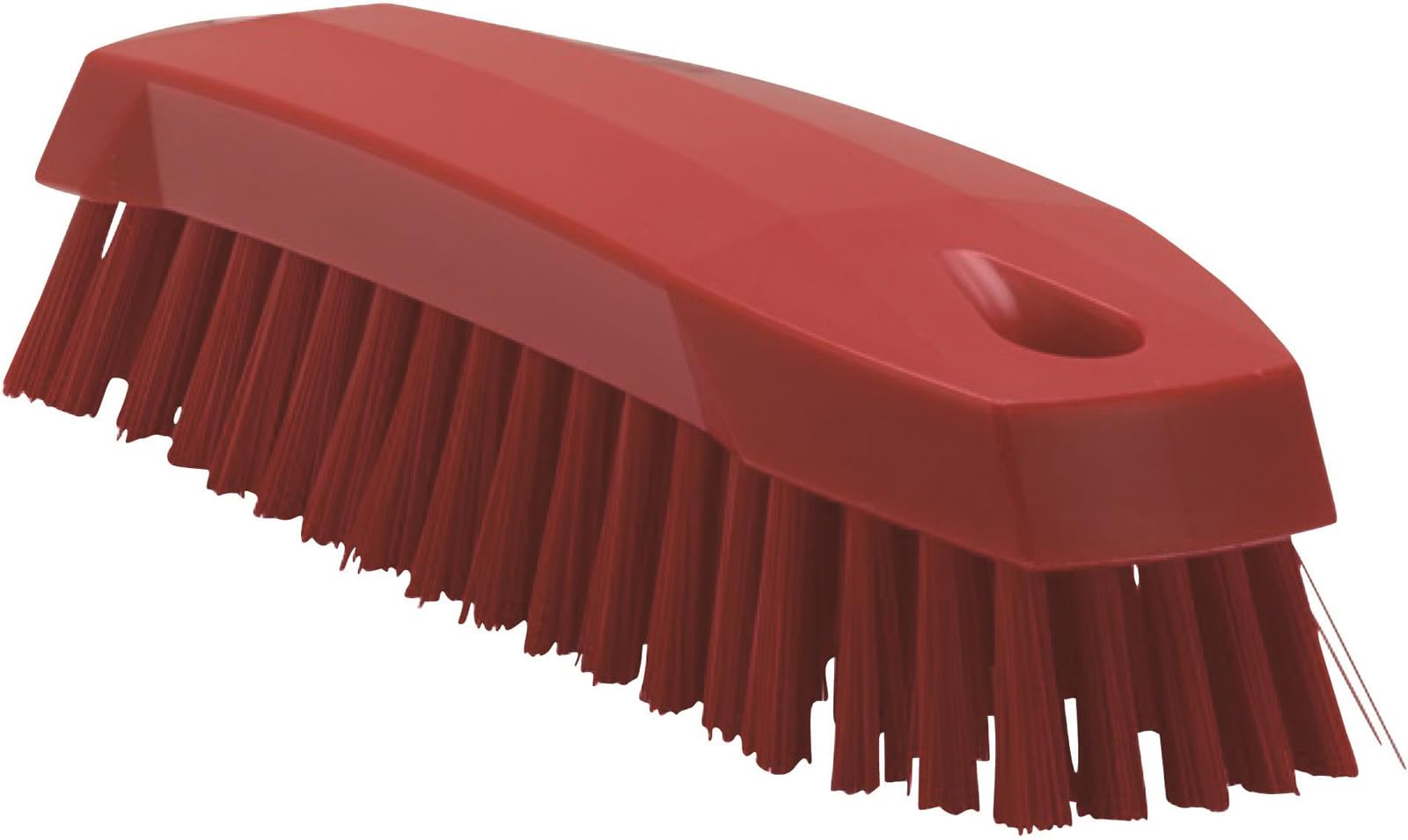 Vikan 35874 Brush,Scrub,Medium,7",PP/PBT,Red