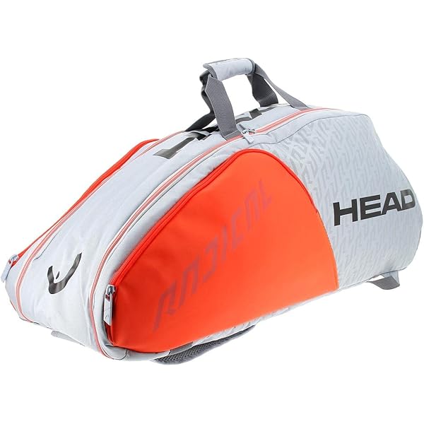 Head Tour Team Extreme SuperCombi 9 Racquet Bag (Grey/Neon