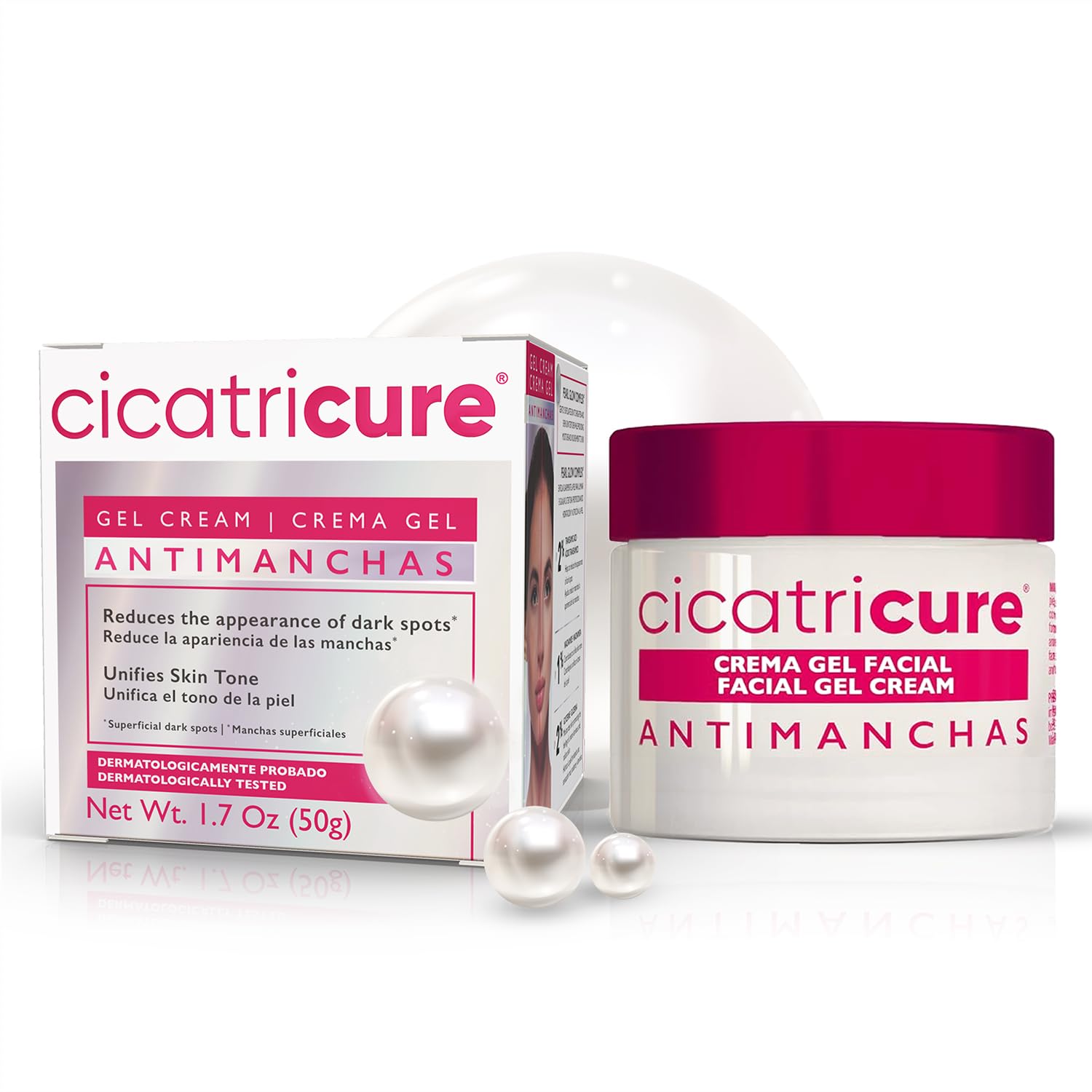 Cicatricure Antimanchas Brightening Face Moisturizer, Results in 4 weeks, Faded Cream for Dark Spots with Tranexamic Acid, Boosts Glow & Radiance, Natural Radiance, 1.7 oz