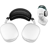 SOULWIT Headband Pressure Relief Pad for AirPods Max, Improved Ergonomic and Lightweight Headstrap Cover Protector - Black(1.0 Gen)