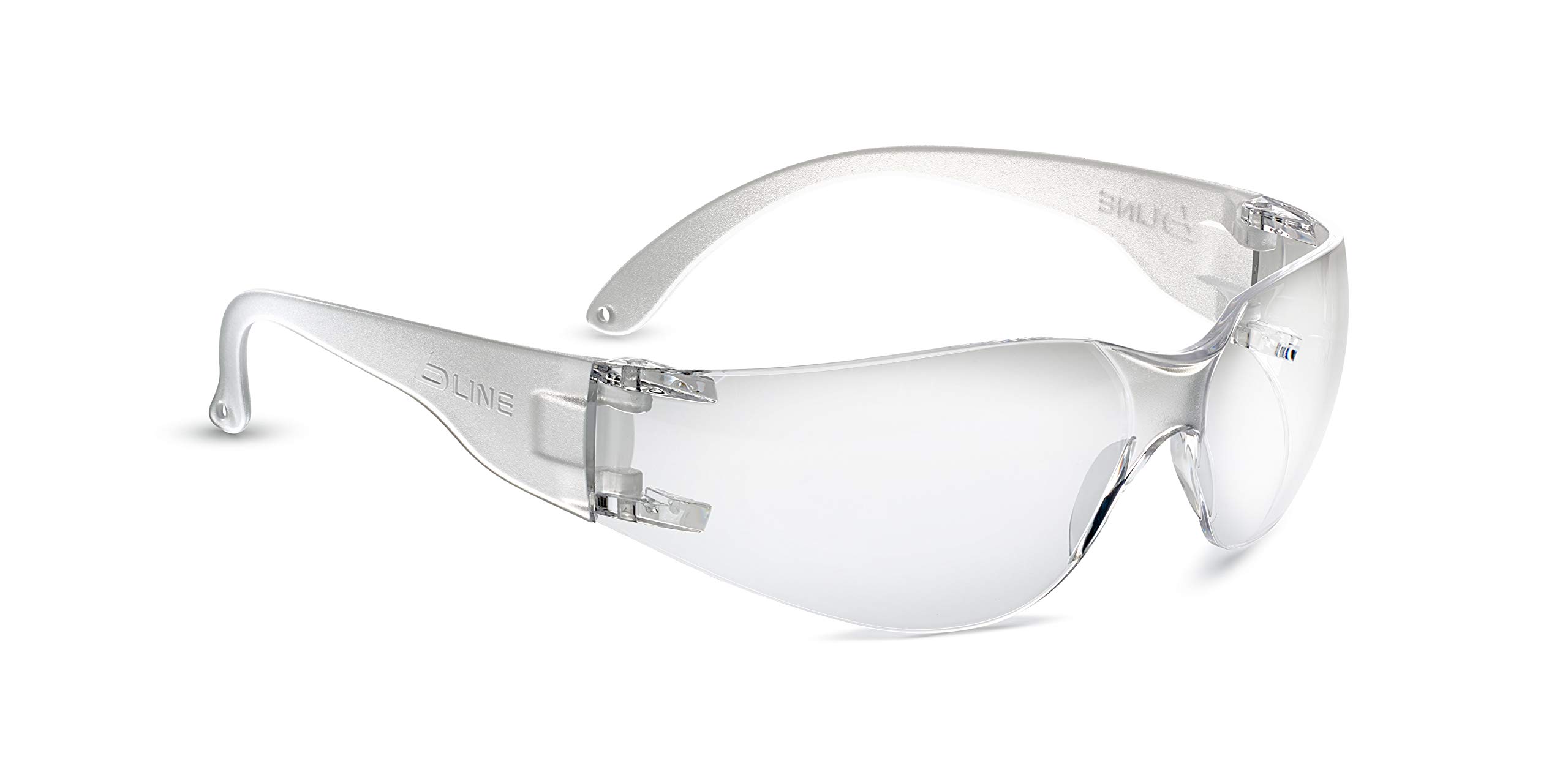 Bolle BL30 Safety Glasses Clear Lens Anti Scratch Anti Fog Lightweight Frame Comfortable Fit Wraparound Design Industrial Eye Protection EN166 Certified