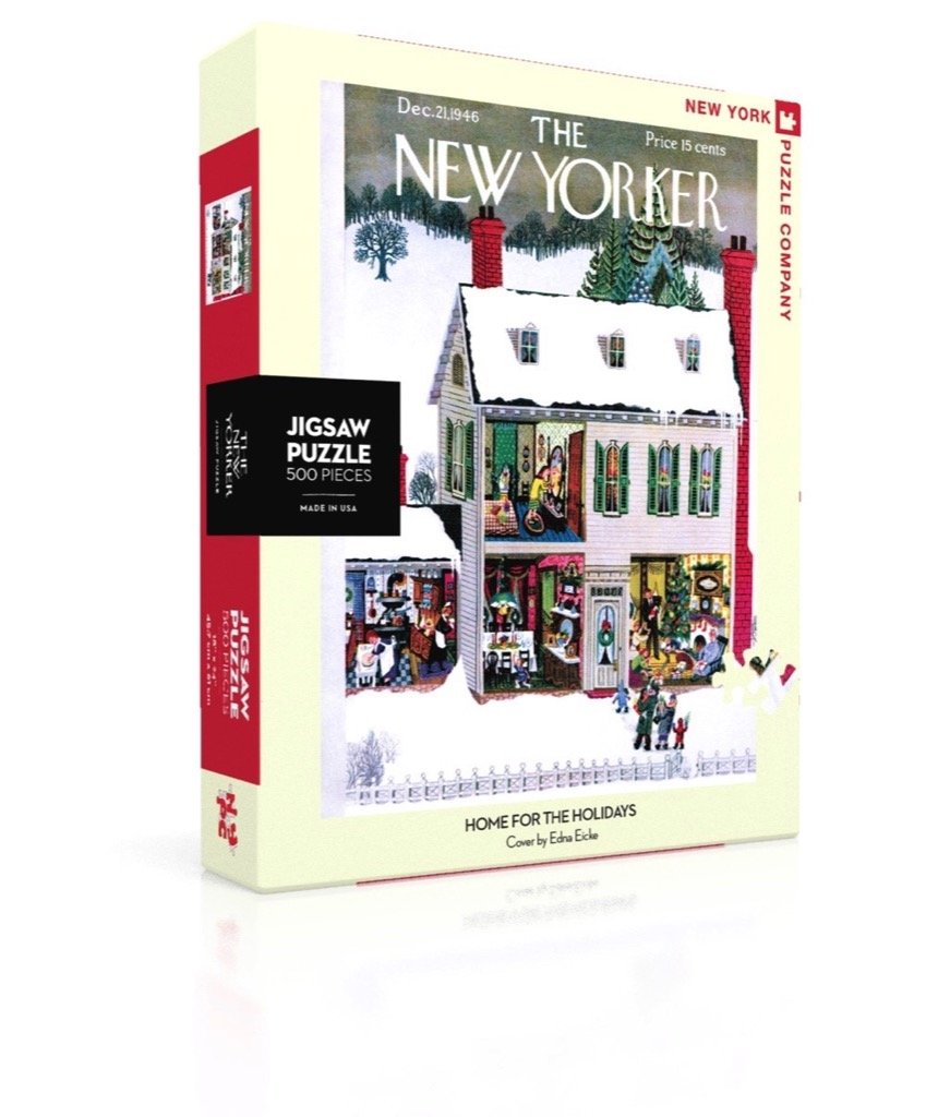 New Yorker Home for The Holidays 500 Piece Jigsaw Puzzle SG_B01LNKARR6