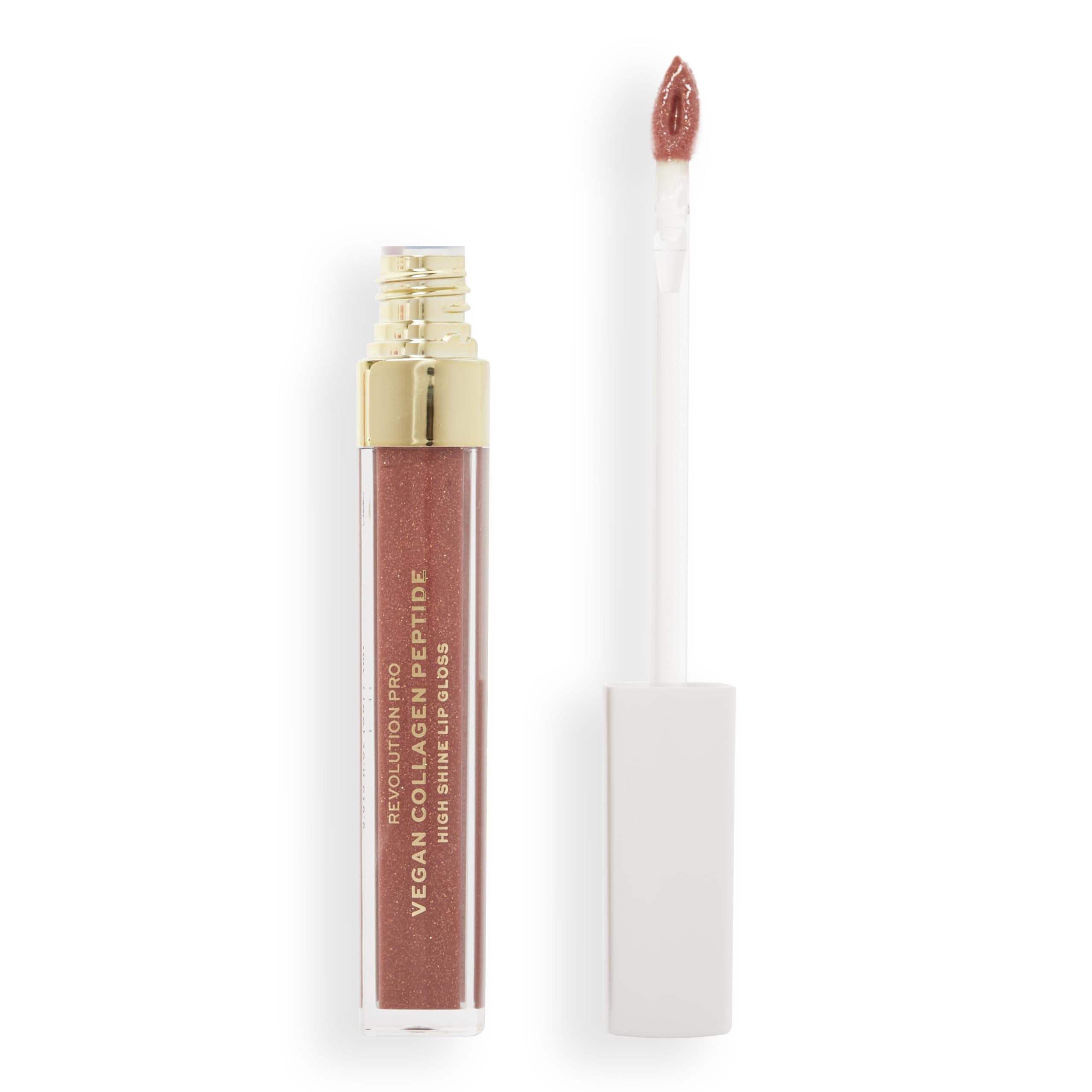 Revolution Pro Vegan Collagen Peptide High Shine Lip Gloss, Nourish, Plump & Hydrate Lips With Hyaluronic Acid & Vitamin E, Bella — image 1