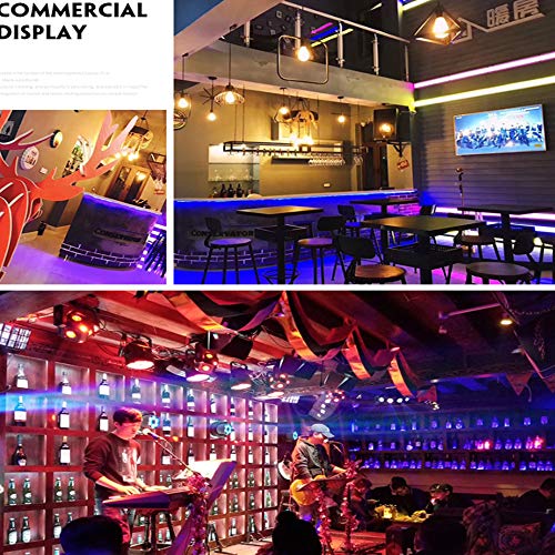 gdfh LED Strip Lights, 3528 SMD RGB Color Changing Flexible LED Tape Light Kit with 44 Key IR Remote Controller for Room, Bedroom Kitchen TV Decor Lighting 1m