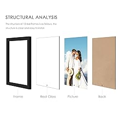 DUENPY 4x6 Picture Frame Collage, 12-Pack Picture