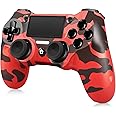 Qayacir Wireless Controller Compatible with Ps4/Ps4 Slim/Ps4 Pro,with Dual Vibration Game Joystick