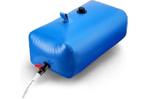MATALDE Large Capacity Water Storage Bladder 29Gal/110L- Foldable Water Bladder Tanks Portable Soft Rainwater Bag Water Container for Drought Resistance Fire Protection Agricultural Irrigation Outdoor