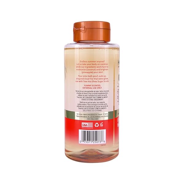 TREE HUT COCO COLADA RADIANT & REFRESH FOAMING GEL WASH, 18 OZ.