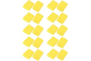 Mallofusa 10 Pack Colorful Sports Basketball Football Absorbent Wristband Party Outdoor Activity