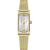MASTOP Rectangular Women's Watch Gold Small Watches for Women Vintage Bracelet Dial Rectangular Case Watch Waterproof with Tools