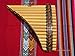 Pan Flute 15 Pipes Tunable Natural Bamboo From Peru Case Included (Beige)