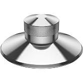 Audiocrast STB01 Record Weight (390g / 13.7oz), Stainless Steel LP Disc Stabilizer Turntable Clamp HiFi (Silver STB01)
