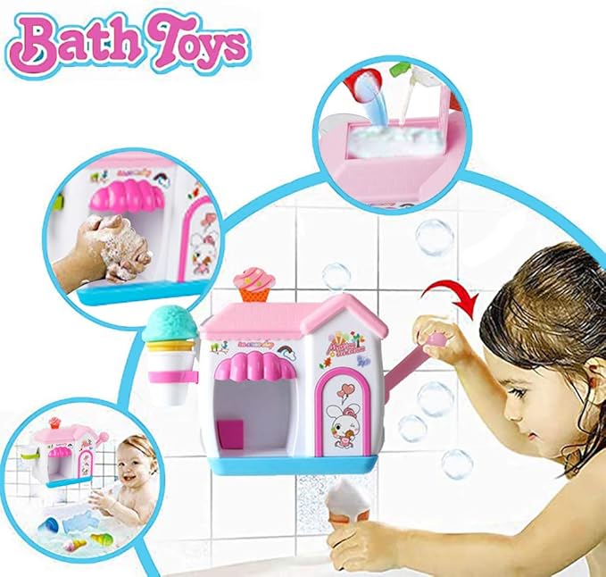ice cream cone bath toy
