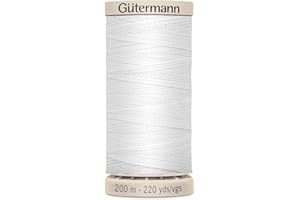 Gutermann 201Q-5709 Thread Quilting 220 Yards-White