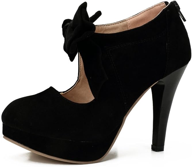 platform pumps heels