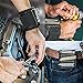 SigmaGo Magnetic Wristband with 15 Strong Magnets for Holding Tools, Screws, Nails, Drill Bits - Great Armband Gadgets Tools Valentine's Day Gifts for Men, Dad, Husband, Friends, Handyman, DIY