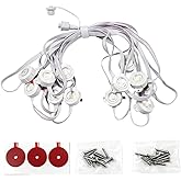 ASAHOM S1070 16.4ft Extension Lights with 12 LEDs, Only Compatible S1070 AI RGBCW Permanent Outdoor Lights,White