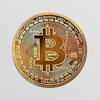 Amazon.com: Bitcoin Blockchain Cryptocurrency Gold Coin ...