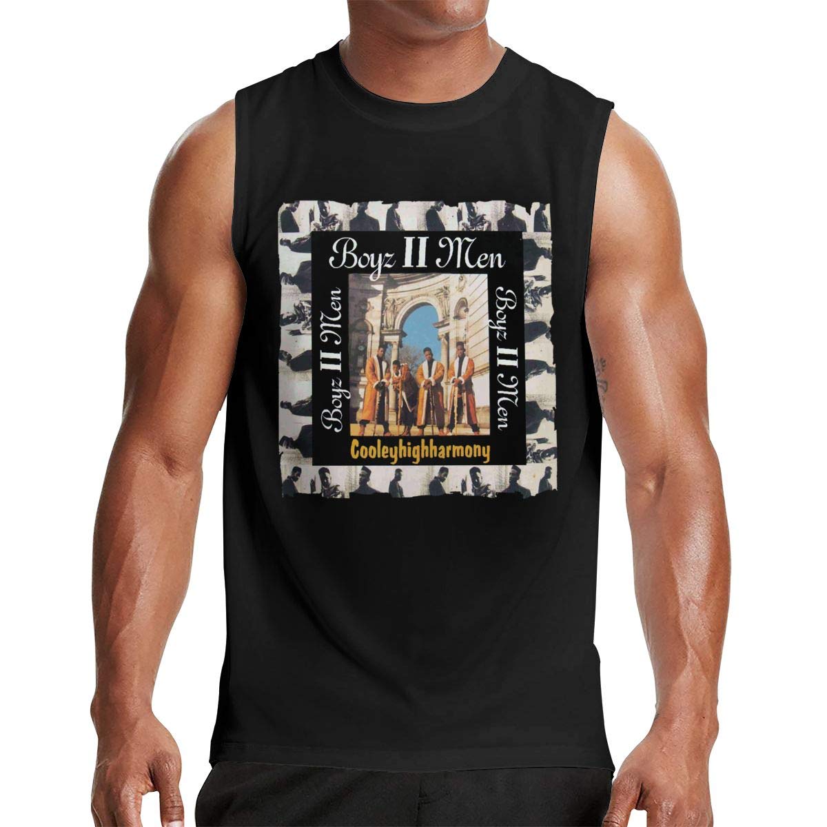Madisonondde Men S Boyz Ii Men Summer Music Band Sleeveless T Shirt
