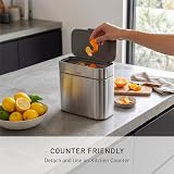 simplehuman CW1645 4L Compost Caddy Indoor Kitchen Countertop Bin view 3