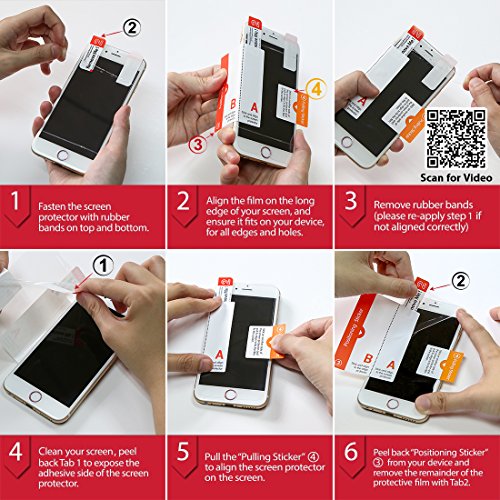 9-Pack Matte Anti-Glare Screen Protector For IPhone 6 / 6S (4.7") - PET Film, Protects Against Scratches & Reflections | Doupi Brand 6 thumbnail image