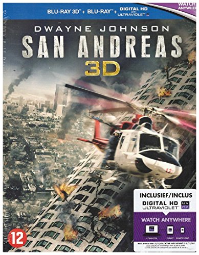 San Andreas 3d + 2d + Digital Hd Ultraviolet - Edition Benelux